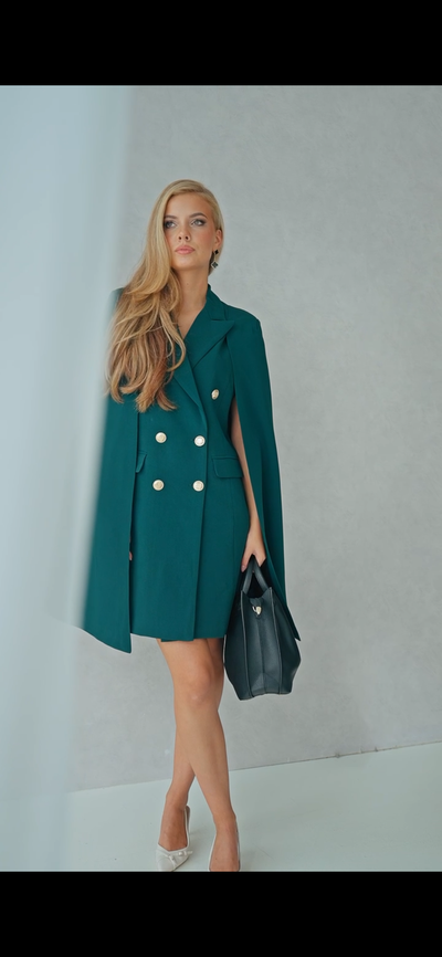 Cape blazer dress Nadine